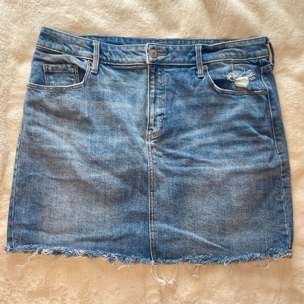Old Navy Size 14 Denim Jean Skirt